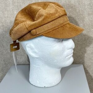 Corduroy Newsboy Cap Hat‎ Iam Brand Fashionable Cute Style Womens OS
